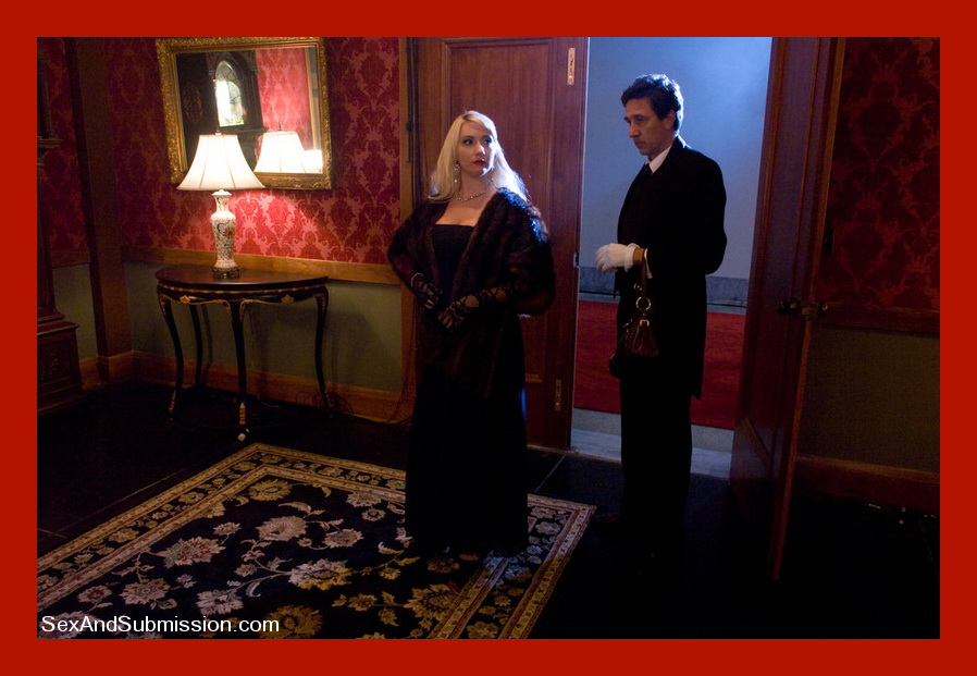 A mistress in restraints